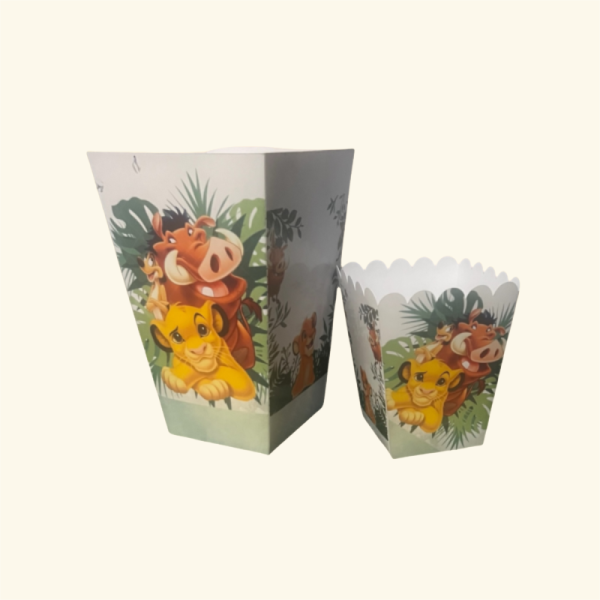 Boîtes de Pop Corn Personnalisées